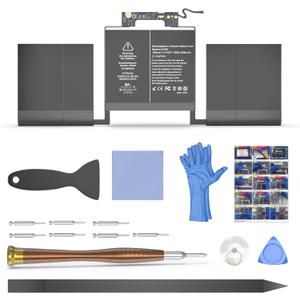 A1989 A2251 Battery Replacement, A1964 Battery for MacBook Pro 13 inch A1989 (Mid 2018, 2019) A2251 (2020) EMC 3214 3358 3348 Identifier MacBookPro15,2 & MacBookPro16,2 Capacity 58Wh 5086mAh