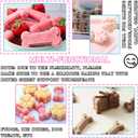 5 x 2PCS Silicone Molds,Non-Stick Puppy Dog Paw and Bone Food Grade Hard Candy Molds for Baking,Ice Cubes,Dog Treats,Chocolate,Jelly,Cake - Pink,Light Blue