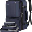 Vancropak Carry on Backpack, Airline Approved Expandable Travel Backpack with 3 Packing Cubes, TSA Personal Item Travel Bag for Men Women, 40L Water Resistant Weekender Luggage Suitcase Daypack, Blue (X-Large, Blue)
