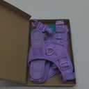 PoyPet No Pull Dog Harness, No Choke Reflective Dog Vest, Adjustable Pet Harnesses with Easy Control Padded Handle for Small Medium Large Dogs(Light Purple Matching Trim,Medium)