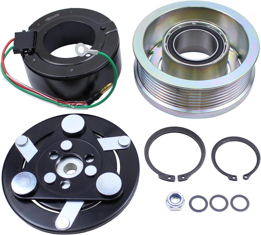 ApplianPar AC Compressor Clutch Assembly Kit for Honda Civic 1.8L 4 Cyl 2006-2011
