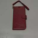 OCASE for iPhone 16 Pro Case Detachable Wallet Case with Card Holder, 2 in 1 Pu Leather Flip Folio with RFID Blocking Stand Wrist Strap Shockproof Phone Cover 6.3 Inch 2024, Burgundy