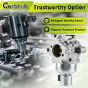 Carbhub 20 853 33-S Carburetor for Kohler 20 853 01-S SV590 SV591 SV600 SV601 SV610 SV620 CV490 CV491 CV492 CV493 19-22HP Engine Carburetor for Toro 13BX60RG744 13BX60RG748 Lawn Mower Tractor Carb