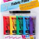 Tulip 29375 Soft Fabric Paint, 5-Pack, Multicolor