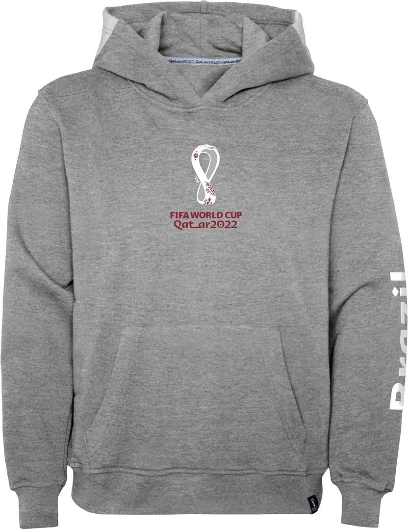 Outerstuff Women's FIFA World Cup Core Fleece Hood (Heather Grey)