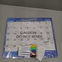 32" x 48" Attitill 2026 Wall Calendar Erasable Large XL Wet & Dry Erase Large Laminated Annual Yearly Planner, 2026 Wall Calendar from Jan. 2026 to Dec. 2026, Dry Erase Calendars with Markers and Round Stickers, Good for School, Office