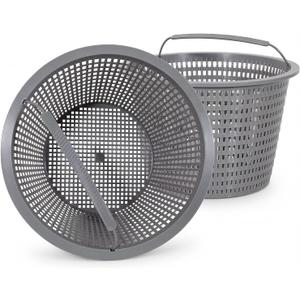 Sepetrel 2 Sets Swimming Pool Filter Basket - Replacement Skimmer Basket for In-Ground Pools - Captures Leaves, Needles and Debris - Most Pump & Water Circulation Systems