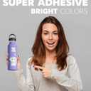 Premium Printable Vinyl Sticker Paper for Inkjet Printer and Laser - 200 White Matte Sticker Paper Waterproof - Durability Adhesive Paper 8.5x11 (Matte, 200 Sheets)