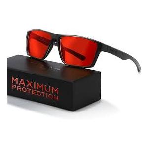 Titan Gaming Glasses, Anti Blue Light Glasses Men, UV400 Protection Blue Light Blocking Glasses for Computer Eye Strain
