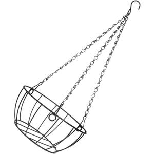 Holibanna Metal Hanging Planter Basket for Use Elegant Round Plant Holder with Chain Versatile Design for Plants Succulents Durable Stylish Hanging