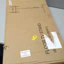 Universal Floor TV Stand,TV Floor Mount Stand with Power Outlet for 32-75 inch TV up to 110 lbs, Swivel and Height Adjustable Tall TV Stand for Bedroom,Office(TCP01-M-A01)