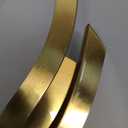 CANEOE Modern LED Wall Sconce 6000K Black Indoor Wall Light Fixtures Acrylic Wall Sconce Lighting for Living Room Bedroom Bedside Bathroom Hallway Stairway Wall Lamp (Gold, 1 Pack, 3000K)