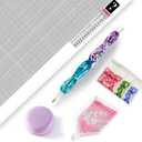 CATEARED Mystery Diamond Painting Kit for Adults, Unknown Picture 5D Diamond Art Kit with Full Accessories Paint by Numbers for DIY Craft Wall Decor (Square Drills,Random Size) (30x30cm or 30x40cm)