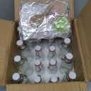 16 Pack 8oz Swing Top Glass Bottles for Vanilla Extract Homemade 4oz, Vanilla Extract Bottles with Airtight Lids for Gift Food Storage Canister Kombucha