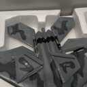 HAWK'S WORK 2 CH RC Airplane, F-22 Plane Ready to Fly, 2.4GHz Remote Control, Easy to Fly RC Glider for Kids & Beginners