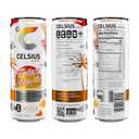 CELSIUS FANTASY VIBE Sparkling Mandarin Marshmallow, Sugar Free Energy Drink, 12 Fl Oz (Pack of 12), exp: 03/2027