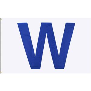 Chicago W Win Flag 2x3 FT 60X90CM for Outdoor and Indoor Heavy Duty Print Flag with 2 Brass Grommets