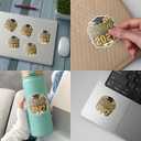 3PCS Senior 2027 Stickers, Graduation Leopard Print Decals Waterproof Vinyl for Laptop Water Bottle Tumbler Phone Case, Class of 2027 Gifts for Students Teachers Graduation Party, 3in