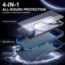 for iPhone Air Case [Shockproof] [Dropproof] [Heavy Duty Protection] [Pocket-Friendly] Slim & Tough Non-Slip Protective Phone Cover for iPhone Air 6.5inch, Blue