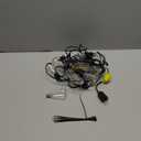 Brightever Outdoor String Lights, 25FT Patio Lights with 13 ST38 LED Edison Bulbs (1 Spare), Waterproof Connectable String Lights for Outside, Dimmable Hanging Light for Backyard Porch Decor, Black (25FT-Warm White)