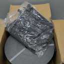 Black Plastic Garden Landscape Edging, 5 Tall Border Coil, Flexible and Strengthened with Anti-UV Treatment (100ft with 30pcs Stakes)