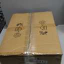 Mid Century Ceiling Light Fixture - Milk Glass Shade, Gold Modern Flush Mount Lamp for Hallway, Dining Room, Kitchen