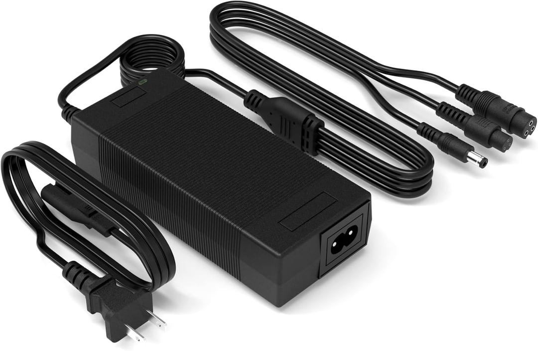 29.4V 2A 3Plugs Electric Scooter Charger, 3-in-1 Plugs Replacement for 25.2V 25V Lithium E-Bike Scooter gotrax,hiboy,Jetson