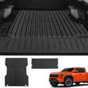 Bed Mat Compatible with 2024 2025 Toyota Tacoma Truck Mat 6FT Long Bed Liner TPE All Weather Tailgate Mat for 2024 Tacoma Accessories (6 FT Bed Mat+Tailgate Mat)