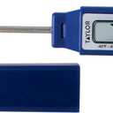 Taylor 9877FDA Compact Waterproof Digital Food Thermometer, 2.81 Inch Stem Length with an FDA Recommended 1.5mm Probe Diameter, NSF, Blue