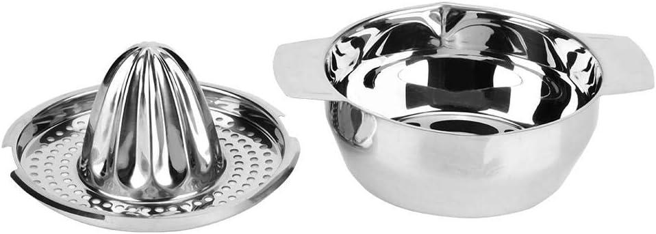 Fdit Stainless Steel Manual Juicer Fruit Lemon Orange Squeezer Home Kitchen Household