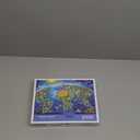 1000 Piece World Landmarks Map Jigsaw Puzzle for Adults, School Supplies, World Map Puzzle