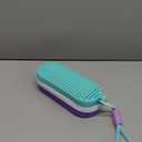 Swim Goggle Case For Swimming Goggles, Silicone Protective Cases with Drain Hole for Goggles (Purple and Blue)