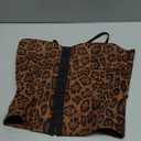 Leopard Tank Top for Women Sexy Corset Crop Tops Party Cami Top | Cheetah Sleeveless Crop Top, Hook-and-eye Closure, Night Club Women Clothes (Small, Brown)
