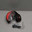 Kids Bluetooth Headphones, 60 Hours Playtime, Bluetooth 5.4 Kids Headphones Wireless, Type-C Fast Charging, 85/94dB Volume Limited, Foldable Toddler Wireless Headsets with Mic-Black Red