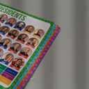 6 Pack Placemats for Kids, Non-Slip Washable, Reusable Universe, Periodic Table, US President, Human Body, Map of USA & World Educational Placemats for Home, Kindergarten, Classroom, Nursery