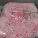 WNPETHOME Calming Dog Bed Cat Bed Donut, Faux Fur Pet Bed Self-Warming Donut Cuddler, Comfortable Round Plush Dog Beds (20 x 20 x 8 Inch, Light Pink)