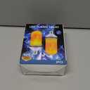 CPPSLEE Upgraded LED Flame Light Bulbs, 4 Modes Flickering Light Bulbs, E26 Base Fire Flame Bulb for Christmas Decorations Outdoor, Halloween Lights Patio Indoor Home Decor (Yellow, 2 Pack)