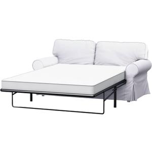 Cotton Ektorp Sofa Bed Cover Compatible with IKEA Ektorp Sleeper Slipcover, White