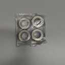 AZSSMUK 5/8" Shaft Collar Stainless Steel Lock Axle Collar Clamp Set Screw,4-Packed