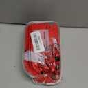 Zando Maternity Swimsuit High Waisted Bikini Set Button Down Maternity Bathing Suit 2 Piece Swimsuit for Women (Large, Red)