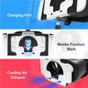 DEVASO Upgraded VR Headset for Nintendo Switch, Switch OLED Model, Virtual Reality Glasses with Adjustable HD Lenses and Comfortable Head Strap, Labo VR Kit 3D Goggles Accessory