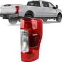 Dasbecan Halogen Right Passenger Side Tail Light Assembly Compatible with 2017 2018 2019 Ford F250 F350 F450 Super Duty Taillight Rear Lamp Replace KC3Z13404C Blind Spot Module Can be Installed