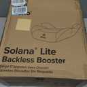 Diono Solana Lite Backless Booster Car Seat, Lightweight & Portable for Travel, Machine Washable Covers, 40-100 lbs, Black Storm