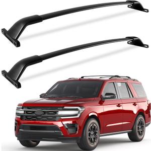 KINGGERI 300lbs Roof Racks Cross Bars Fit for Ford Expedition/Max 2018-2026 & Lincoln Navigator 2018-2024, Heavy Duty Aluminum Roof Rails Crossbars Cargo Carrier Luggage (not for 2025 2026 Navigator)