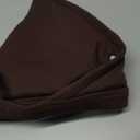 HIGORUN Workout Sports Bras for Women Backless Padded V Neck Strappy Bra Low Impact Y Back Gym Yoga Tops, M