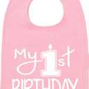 Aiden's Corner Handmade Cute Baby Boy Girl First Birthday Smash Cake Bibs My 1st Birthday Bib