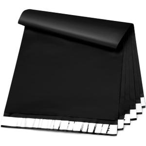 Metronic Poly Mailers 10x13 100 Pcs | Small Shipping Bags for Clothing | Mailing Bags for Small Business, Shipping Envelopes,Packing Bags in Black