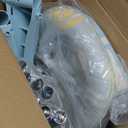 6 in 1 Convertible Baby High Chair with Wheels and Footrest,Foldable Portable Adjustable Backrest and Seat Height for Infant Toddler Baby Boy Girl,Green