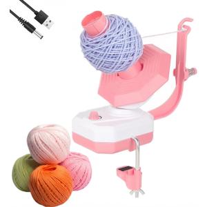 Yarn Winder, Electric Yarn Ball Winder for Crocheting 10oz Large Capacity, Easy to Use, Automatic and Stepless Speed Yarn Spinner for Knitters and Crochet Lovers