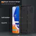 for Moto G Power 5G 2023 Case,Heavy Duty Dual Layer Hard PC & Soft Silicone Rugged Bumper Shockproof Protective Case for Motorola Moto G Power 5G 2023,American Flag Dog Sunflower